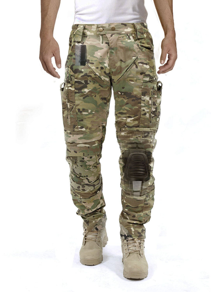 Functional Cargo Trousers for Men - Liam-Green B-32-The Livary
