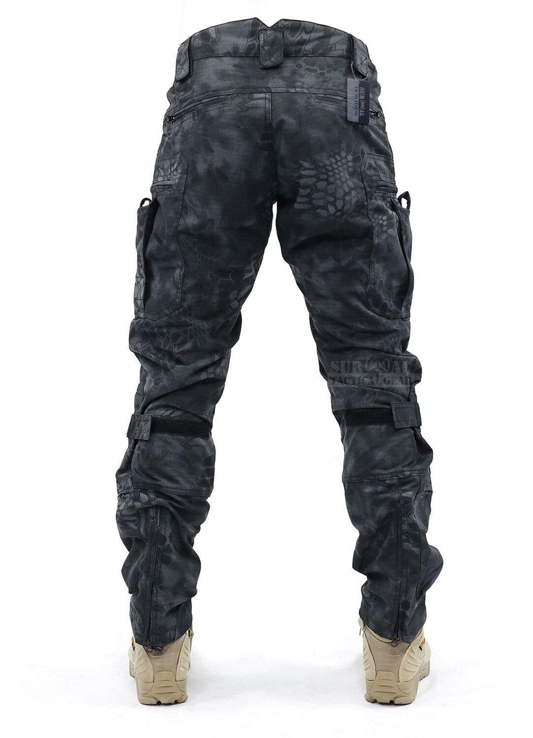 Functional Cargo Trousers for Men - Liam-Grey-32-The Livary