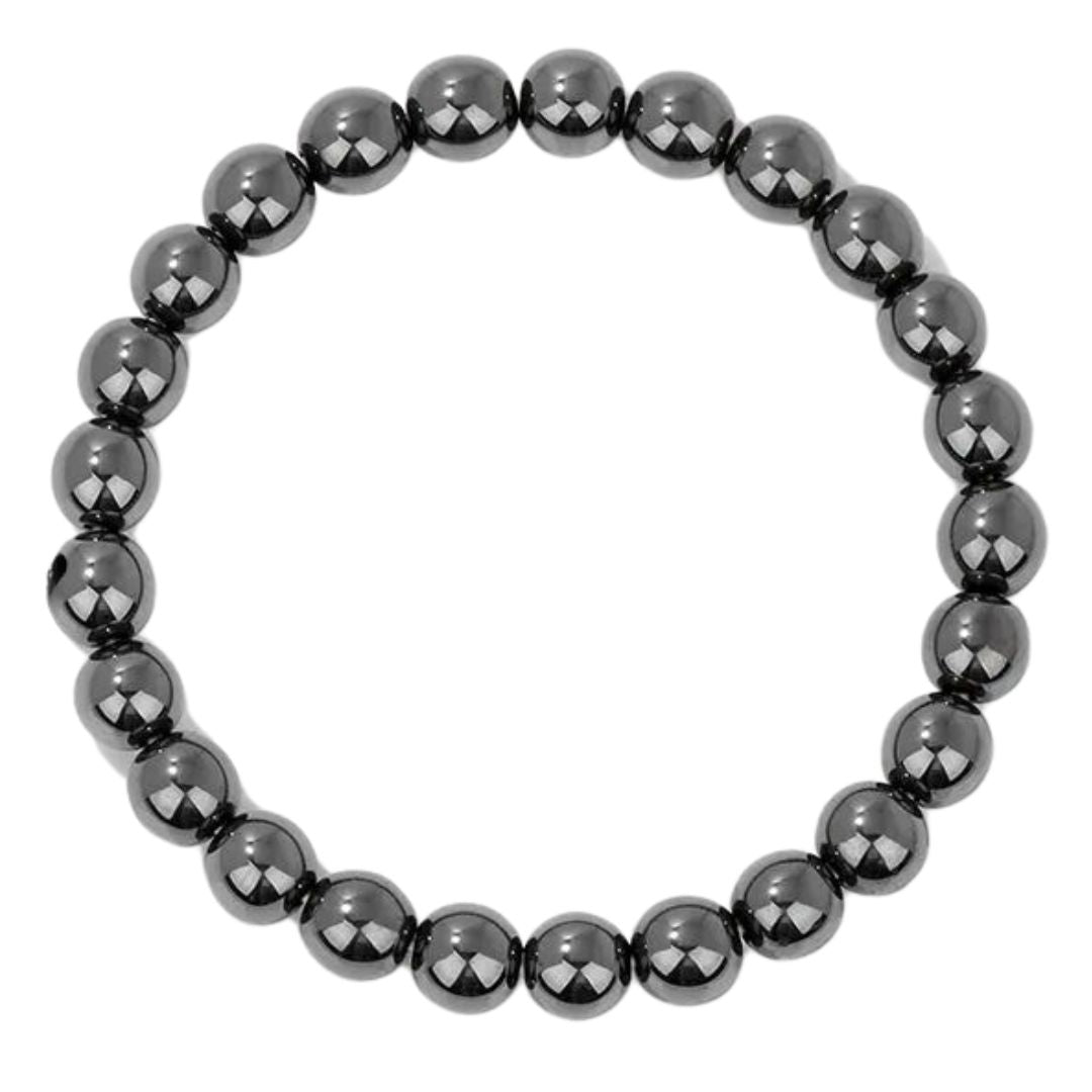 Natural Crystal Healing Energy Bracelet - Aria-Hematite-The Livary