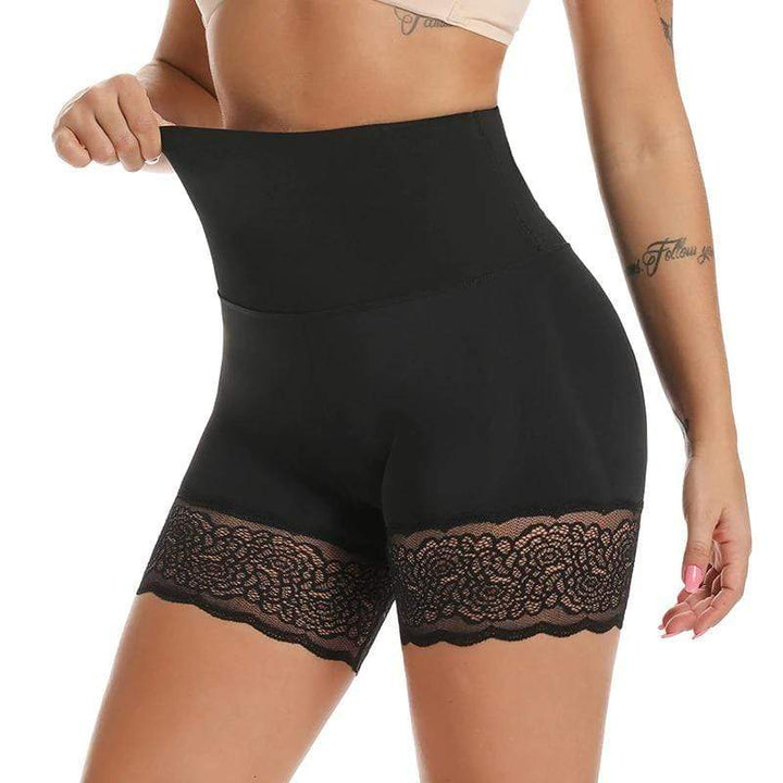 Shaping High-Waisted Underwear - Adelinde-Beige-S-M-The Livary