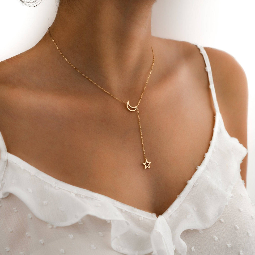 Star Light Necklace - Nova-Silver-The Livary