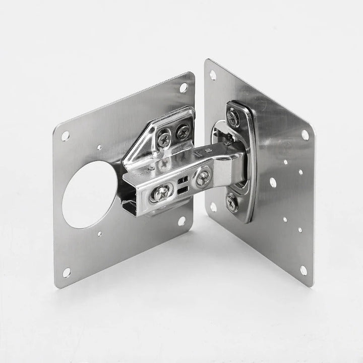 Hinge mounting plates for cabinet doors – Fixon-The Livary