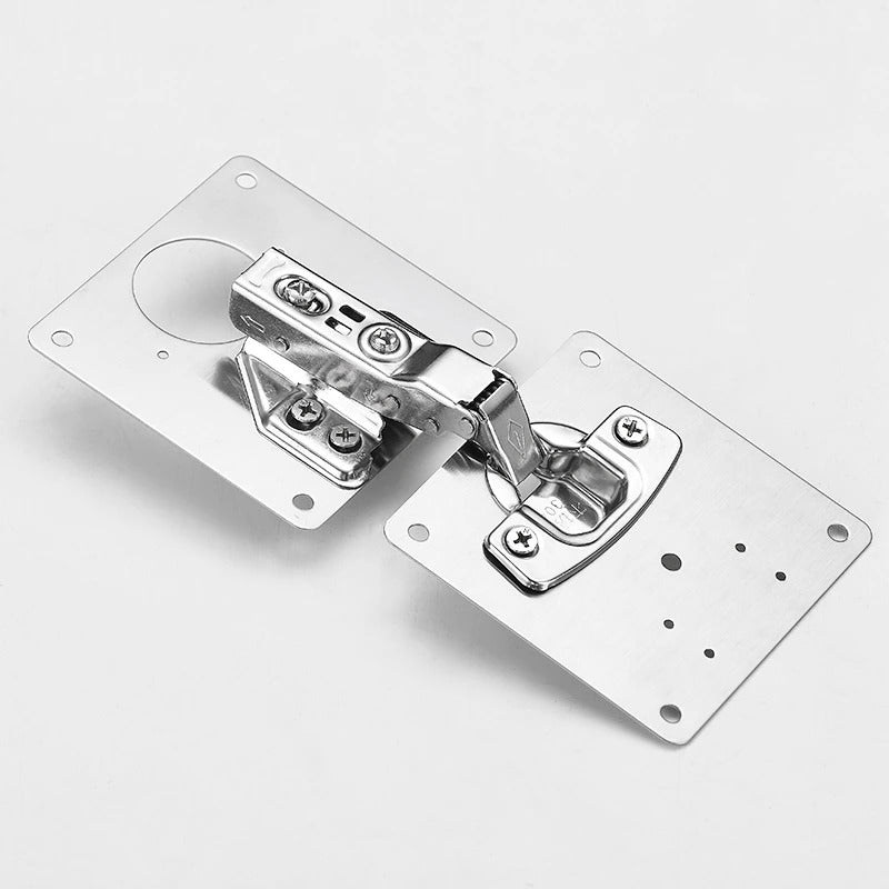 Hinge mounting plates for cabinet doors – Fixon-The Livary