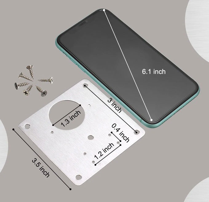 Hinge mounting plates for cabinet doors – Fixon-The Livary