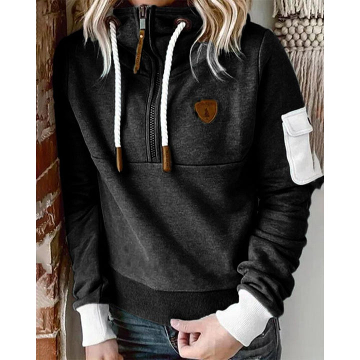 Casual Hoodie in Solid Colour - Luna-Green-S-The Livary