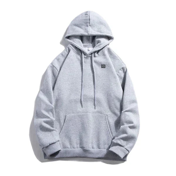 Heated Unisex Hoodie - ThermaHoodie-Grey-S-The Livary