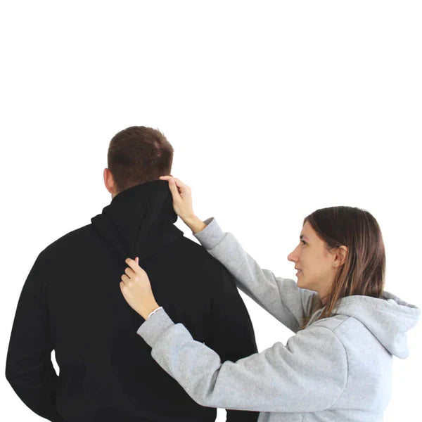 Heated Unisex Hoodie - ThermaHoodie-Grey-S-The Livary