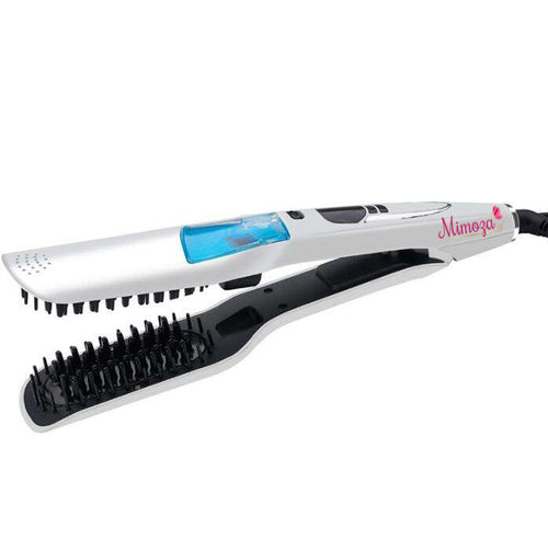 Professional Steam Hair Straightener – Elara-White-The Livary
