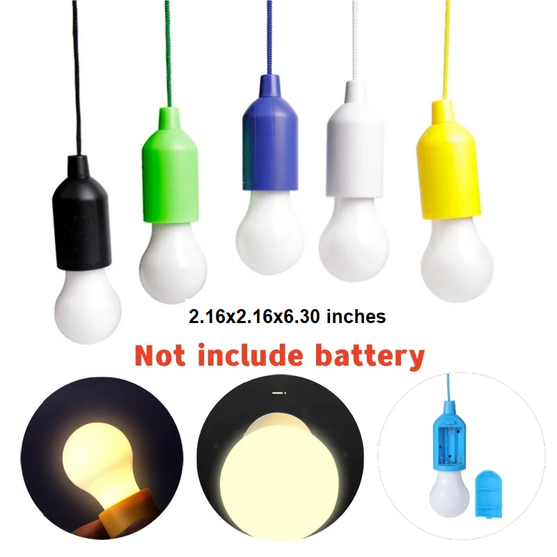 Colourful Portable Pendant Lamp - ChromaGlow-Red (White Light)-The Livary