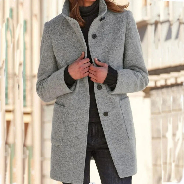 Stylish Women's Winter Coat - Emma-Gray-S-The Livary