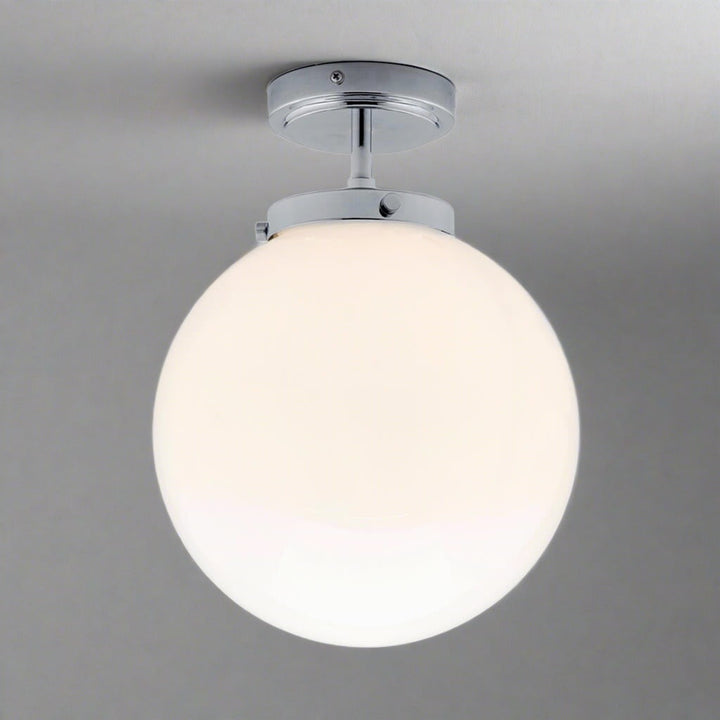 Luxury Spherical Ceiling Lighting - LumiSphere-Silver-The Livary