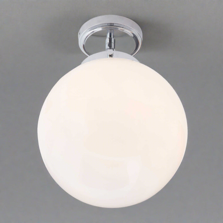 Luxury Spherical Ceiling Lighting - LumiSphere-Silver-The Livary