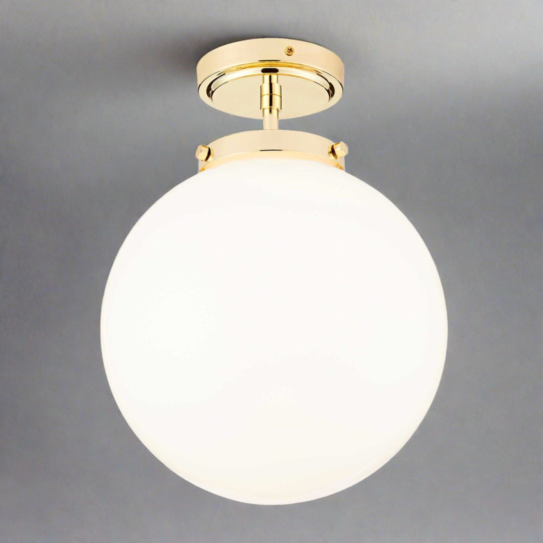 Luxury Spherical Ceiling Lighting - LumiSphere-Silver-The Livary