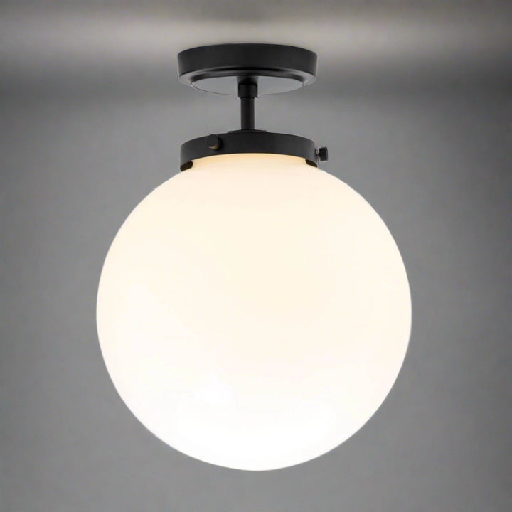 Luxury Spherical Ceiling Lighting - LumiSphere-Black-The Livary
