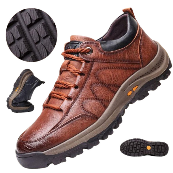Sustainable Outdoor Shoe for Adventurers - Milo-Brown-5-The Livary
