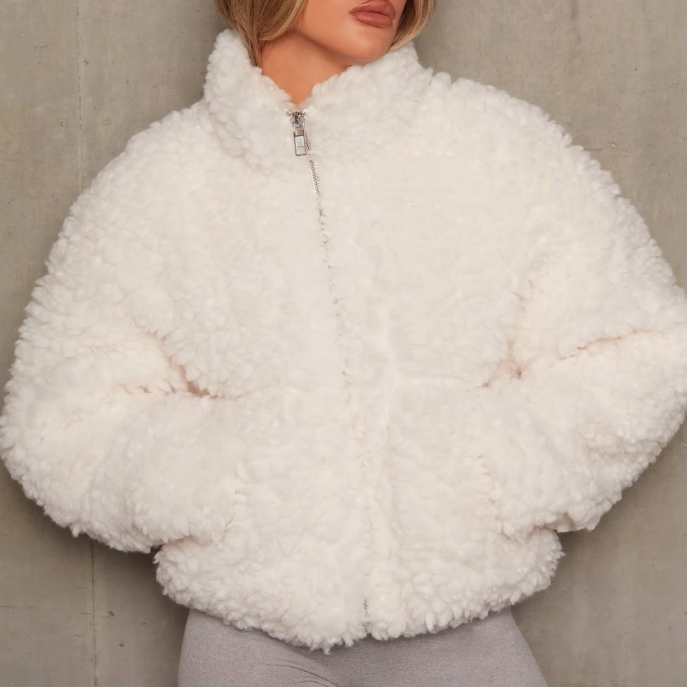Warm and Soft Ladies' Coat - Livia-Black-XS-The Livary