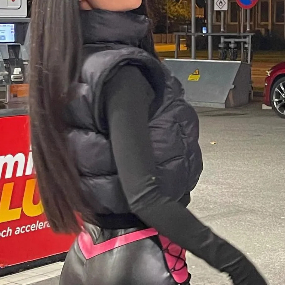 Black Quilted Ladies Bodywarmer for Comfort and Warmth - Naia-XS-The Livary