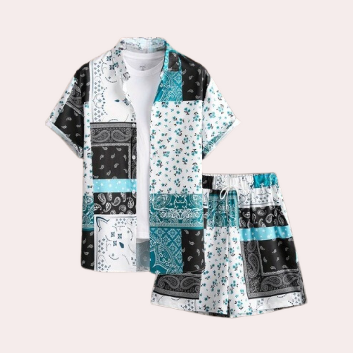 Light Summer Set for Men - Elias-Green-S-The Livary