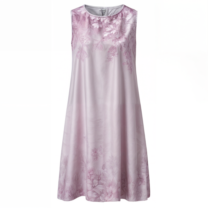 Stylish Floral A-Line Dress with Waistcoat for Women – Miray-Blue Star-M-The Livary
