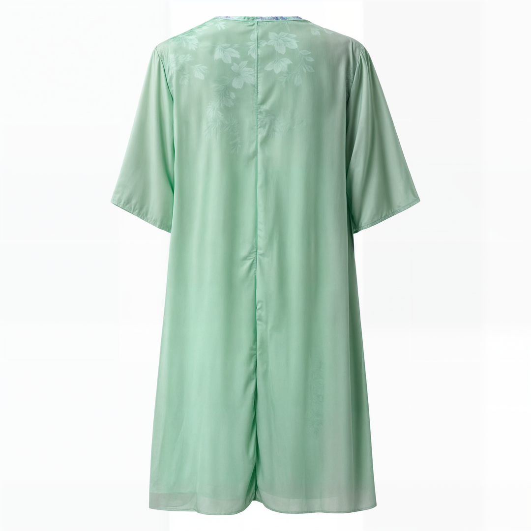 Dress with floral pattern – Eliana-Light blue-S-The Livary