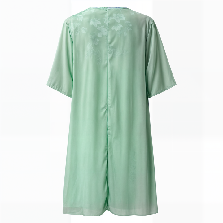 Dress with floral pattern – Eliana-Light blue-S-The Livary