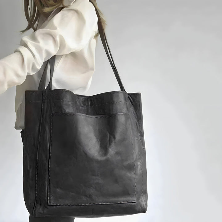 Stylish Leather Handbag - Sophie-Brown-The Livary