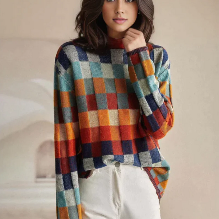 Luxury Cashmere Turtleneck - Aurora