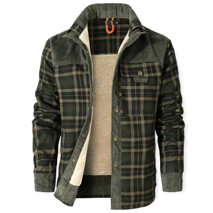 Stylish and Warm Vest for Men - FrostVogue-Dark khaki-S-The Livary