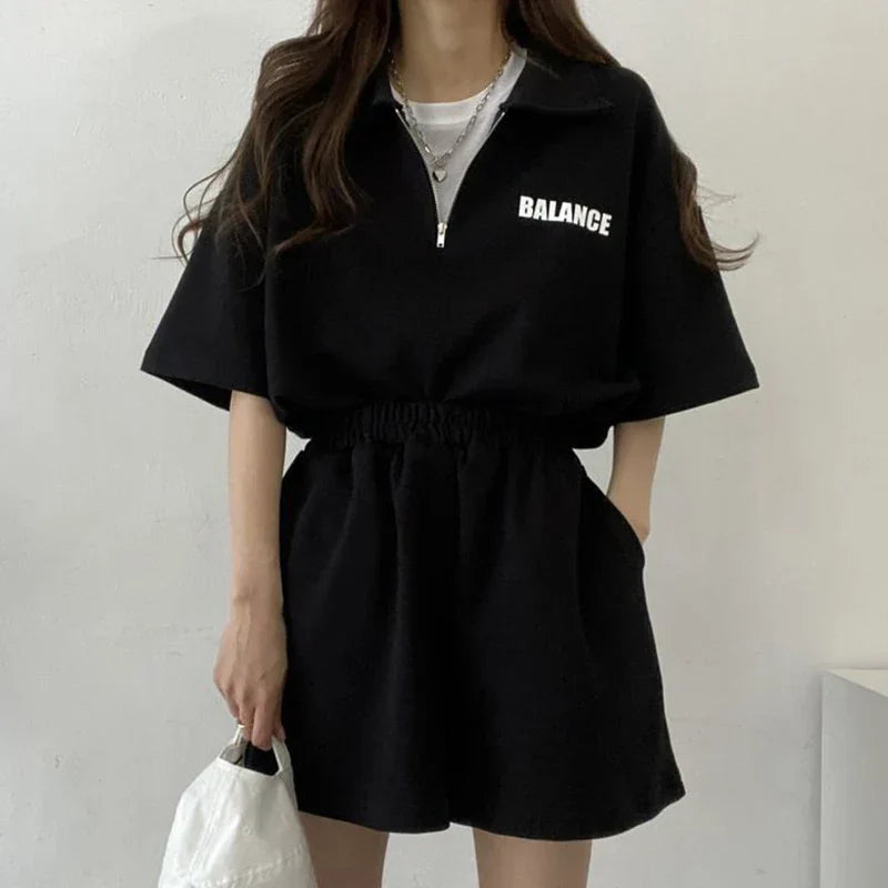 Summer two-piece for women - Yuna-Black-S-The Livary