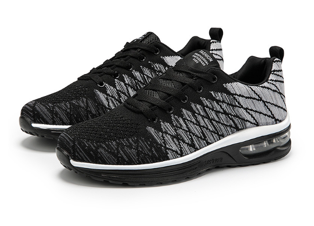 Trendy Orthopaedic Casual Sneakers for Women - Liva-Black-3.5-The Livary