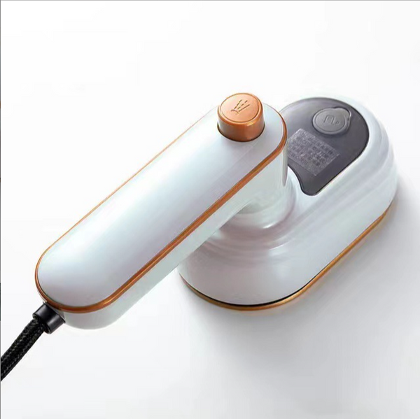 Portable Steam Iron - SteamEase-White Gold-The Livary