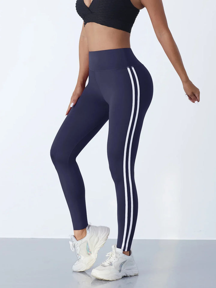 High Waist Yoga Legging - Mila-Blue-S-The Livary