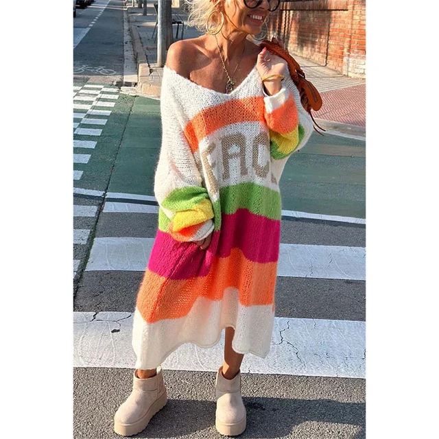 Casual Ibiza Sweater - Aurora-Beige-S-The Livary