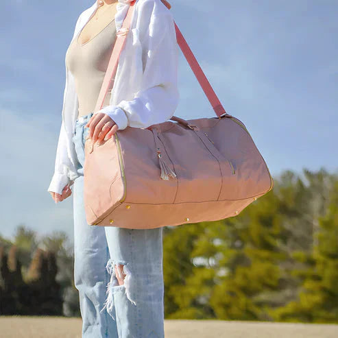 Compact & Luxury Travel Bag – Isabelle-Pink-The Livary