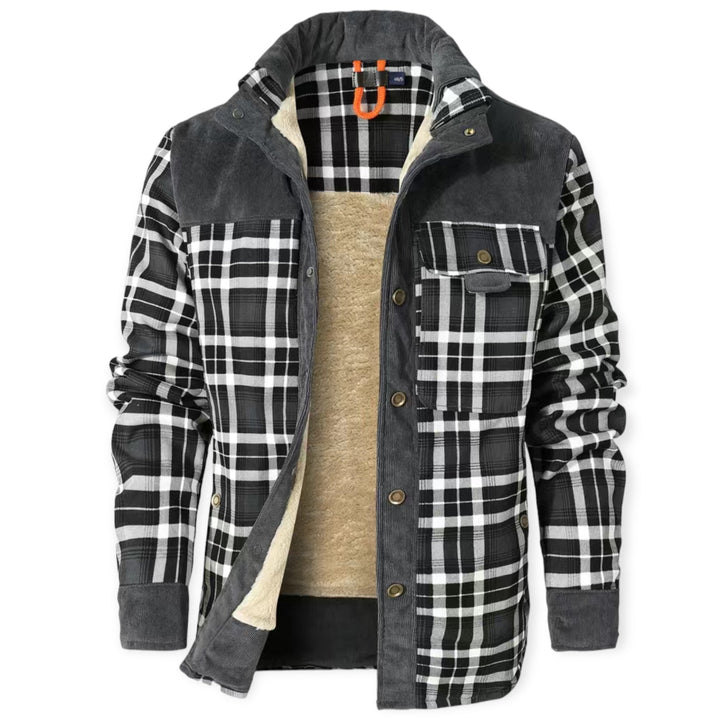 Stylish and Warm Vest for Men - FrostVogue-Grey-S-The Livary