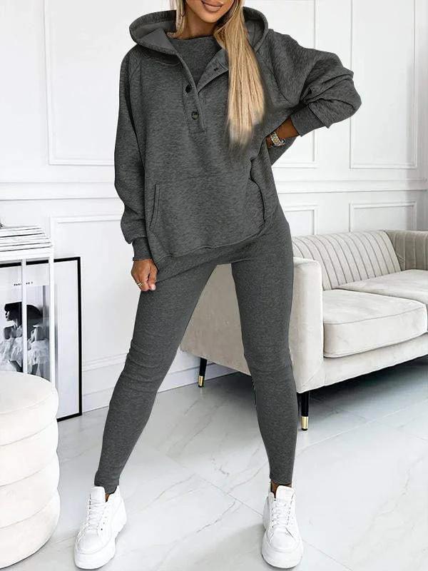 Stylish Comfort Set for Ladies – Elvira-Dark grey-S-The Livary