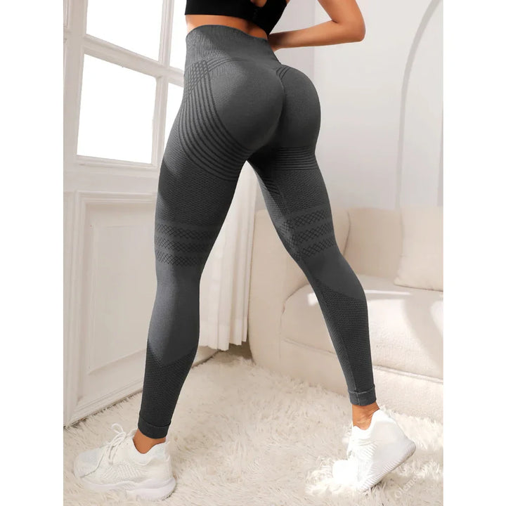 Seamless Booty-Lifting Leggings - Sienna-Black-S-The Livary