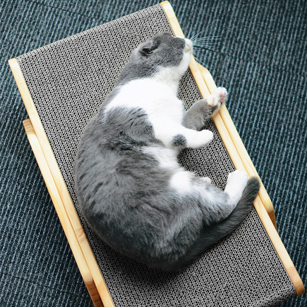 The 3-in-1 Cat Scratching Post and Lounger - ClawLounge™-The Livary