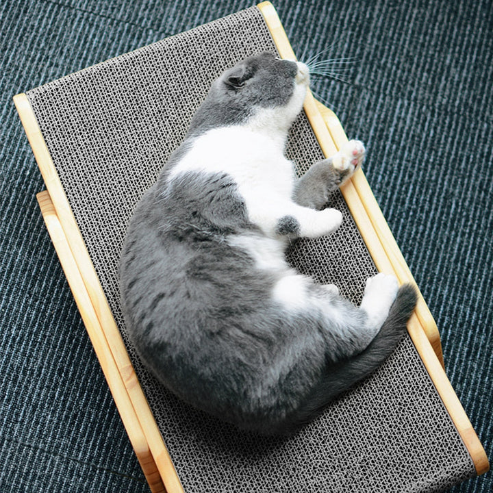 The 3-in-1 Cat Scratching Post and Lounger - ClawLounge™-The Livary