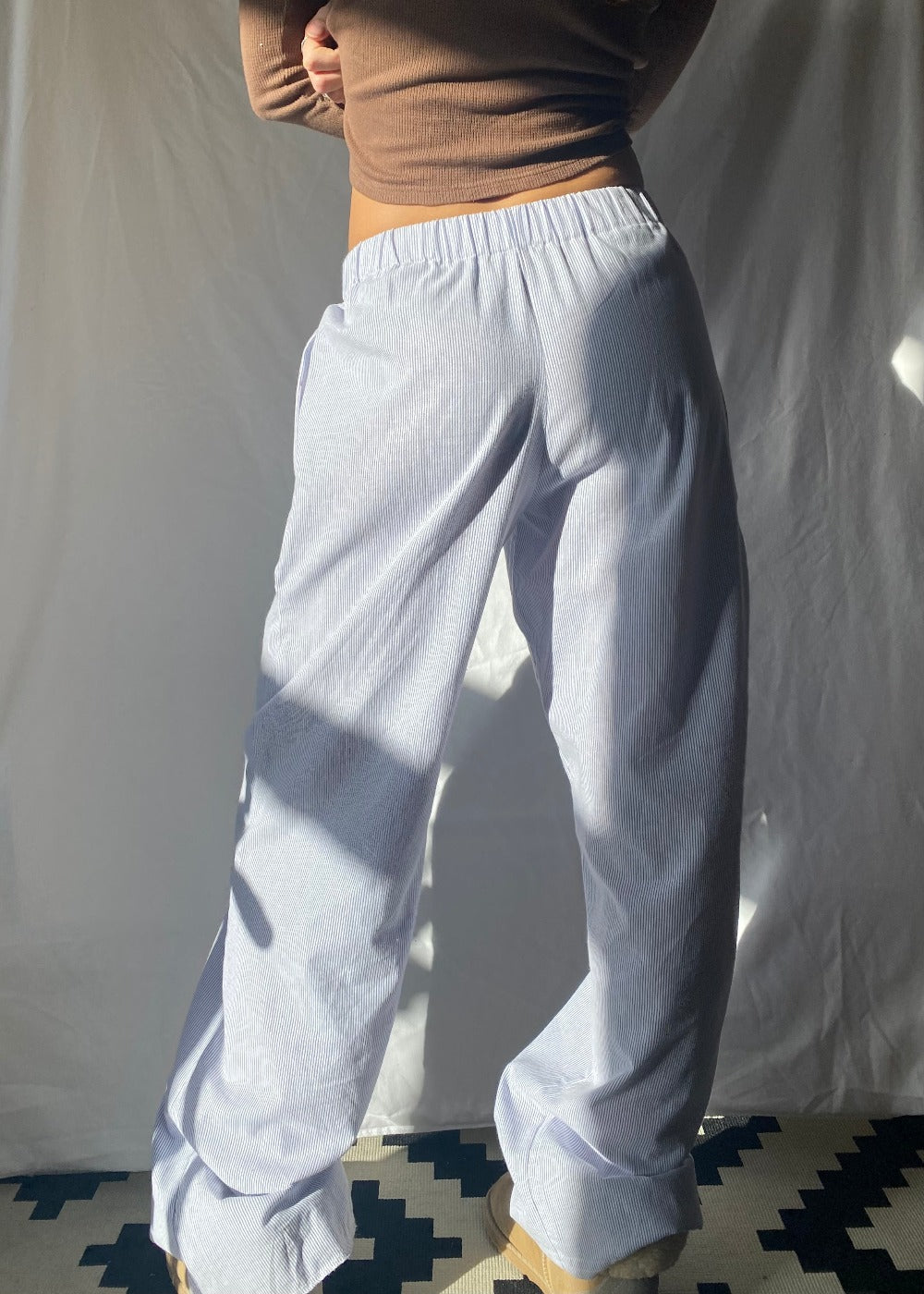 Soft Organic Cotton Lounge Trousers – Sienna-Pink-XS-The Livary