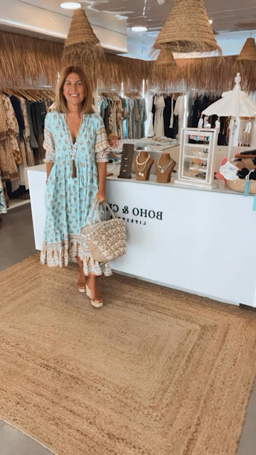 Radiant summer dress – Fleur-Blue-S-The Livary