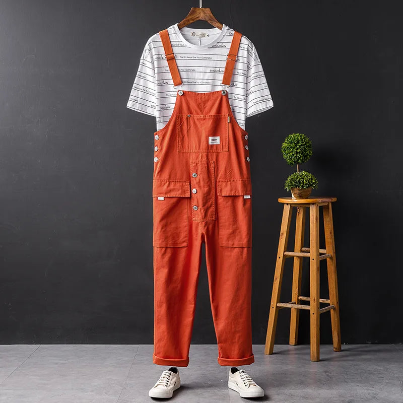 Comfortable and Stylish Garden Overalls - Nova-Orange-S-The Livary