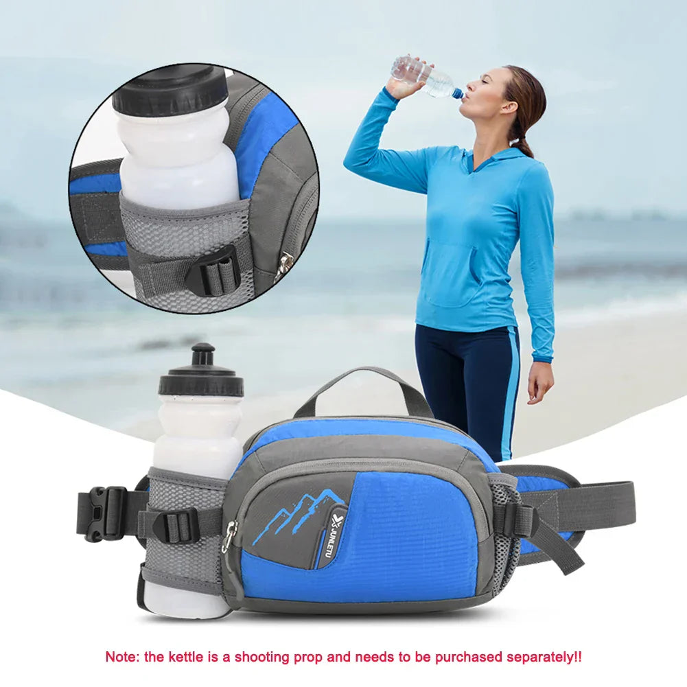 Sport Hip Bag with Bottle Holder - Vega-Orange-The Livary
