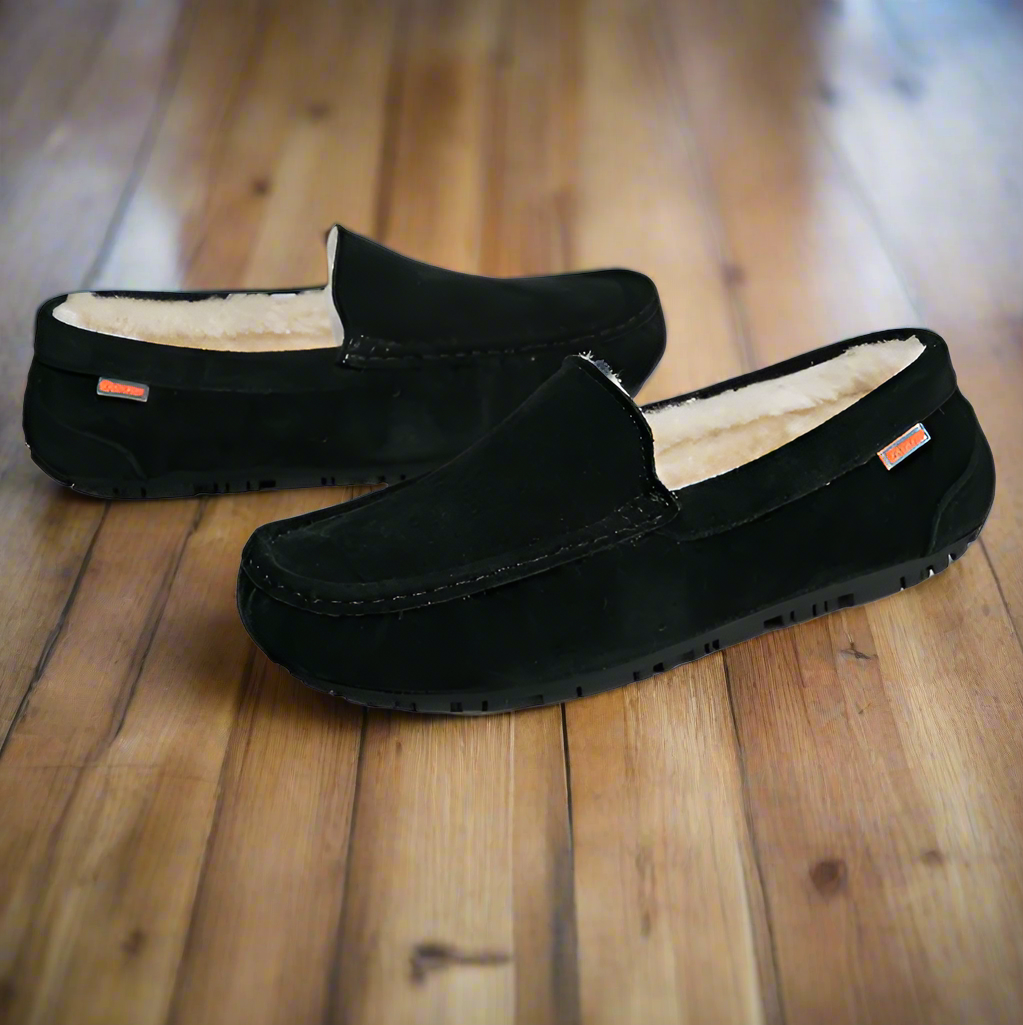 Warm Men's Slippers – Joris-Black-7-The Livary