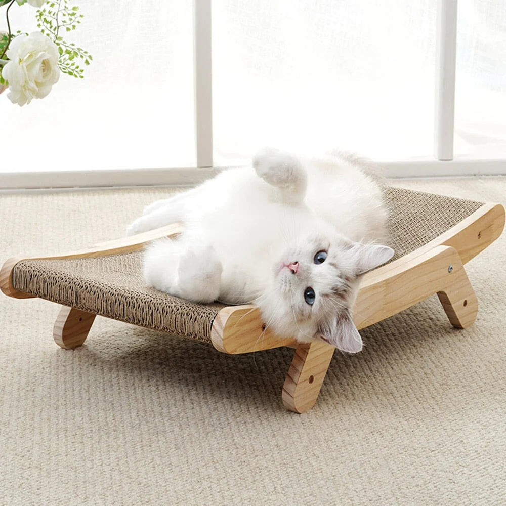 The 3-in-1 Cat Scratching Post and Lounger - ClawLounge™-The Livary