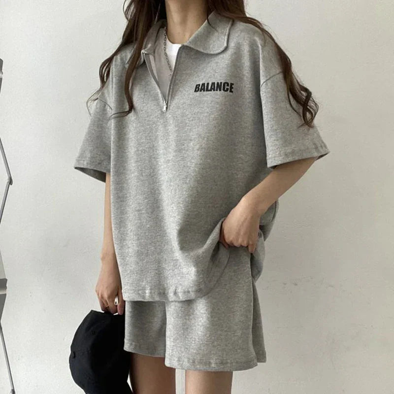 Summer two-piece for women - Yuna-Gray-S-The Livary
