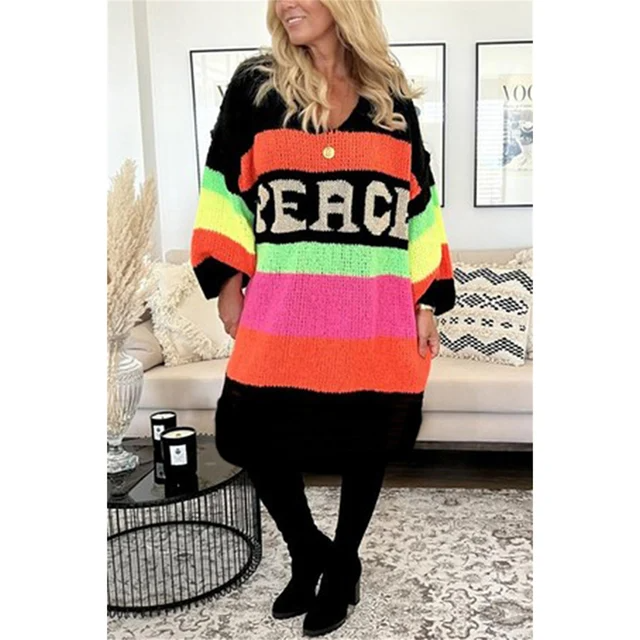 Casual Ibiza Sweater - Aurora-Beige-S-The Livary