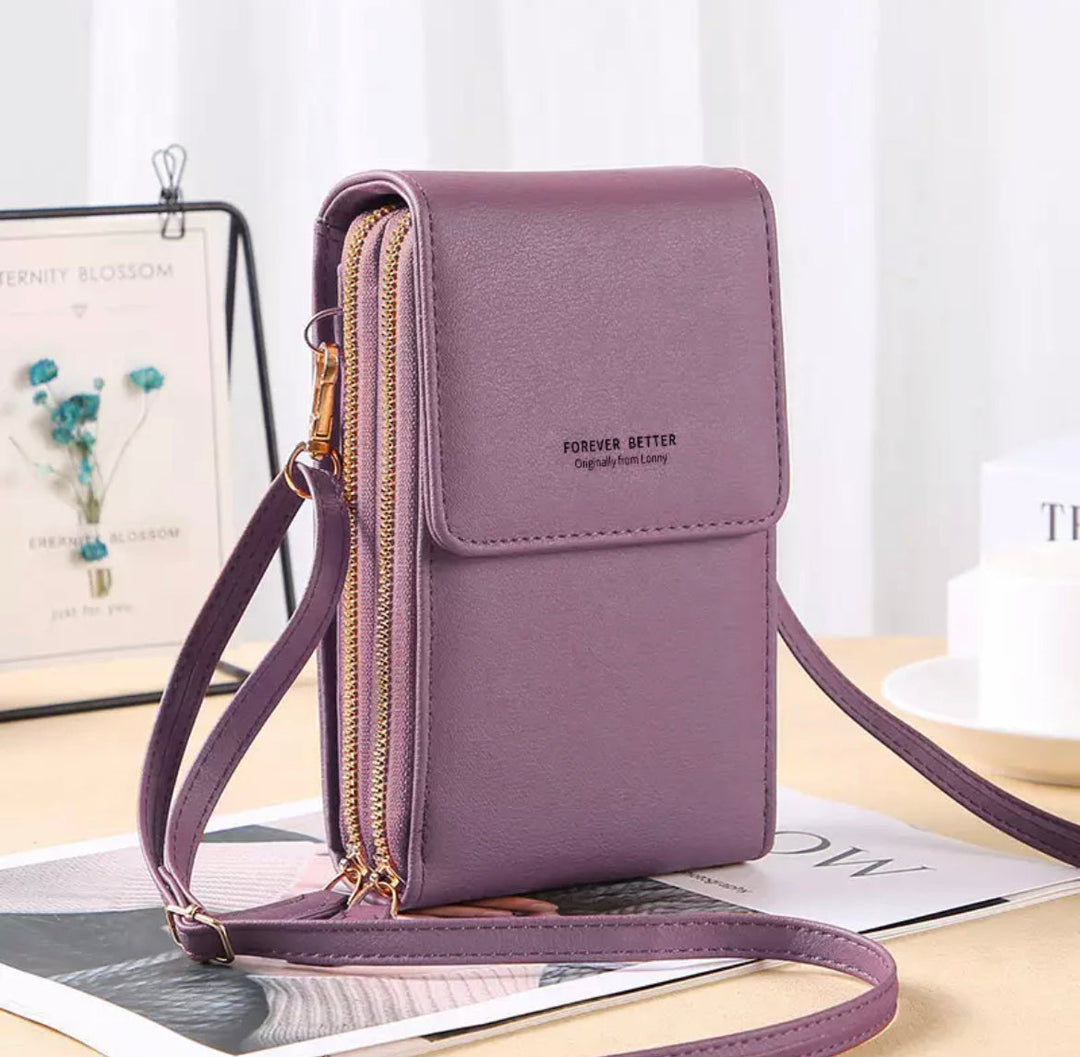 Luxury Ladies Handbag - Elara-Purple-The Livary
