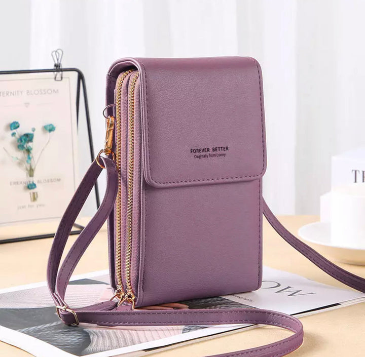 Luxury Ladies Handbag - Elara-Purple-The Livary
