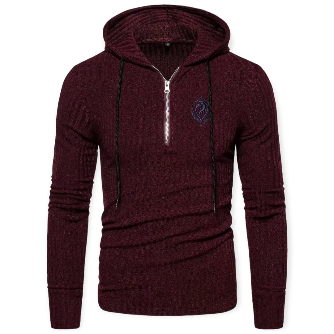 Stylish Sweater with Prints for Men - UrbanWild-Chestnut brown-S-The Livary